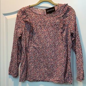 J. Crew floral blouse